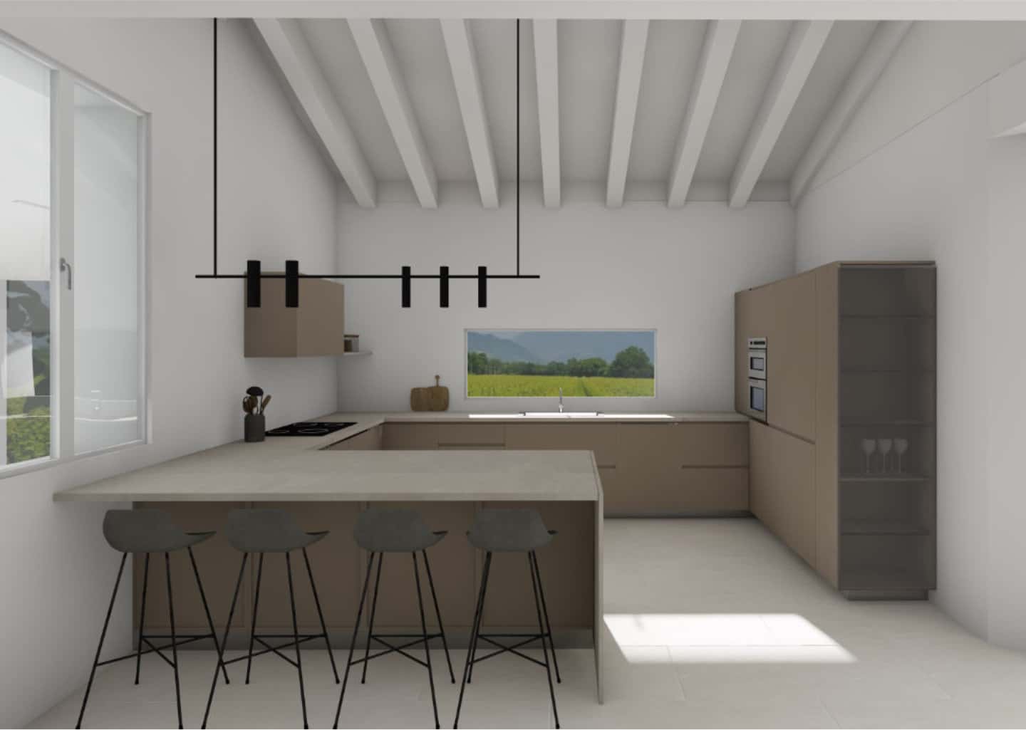 progetto ar - emma crosato - cucina