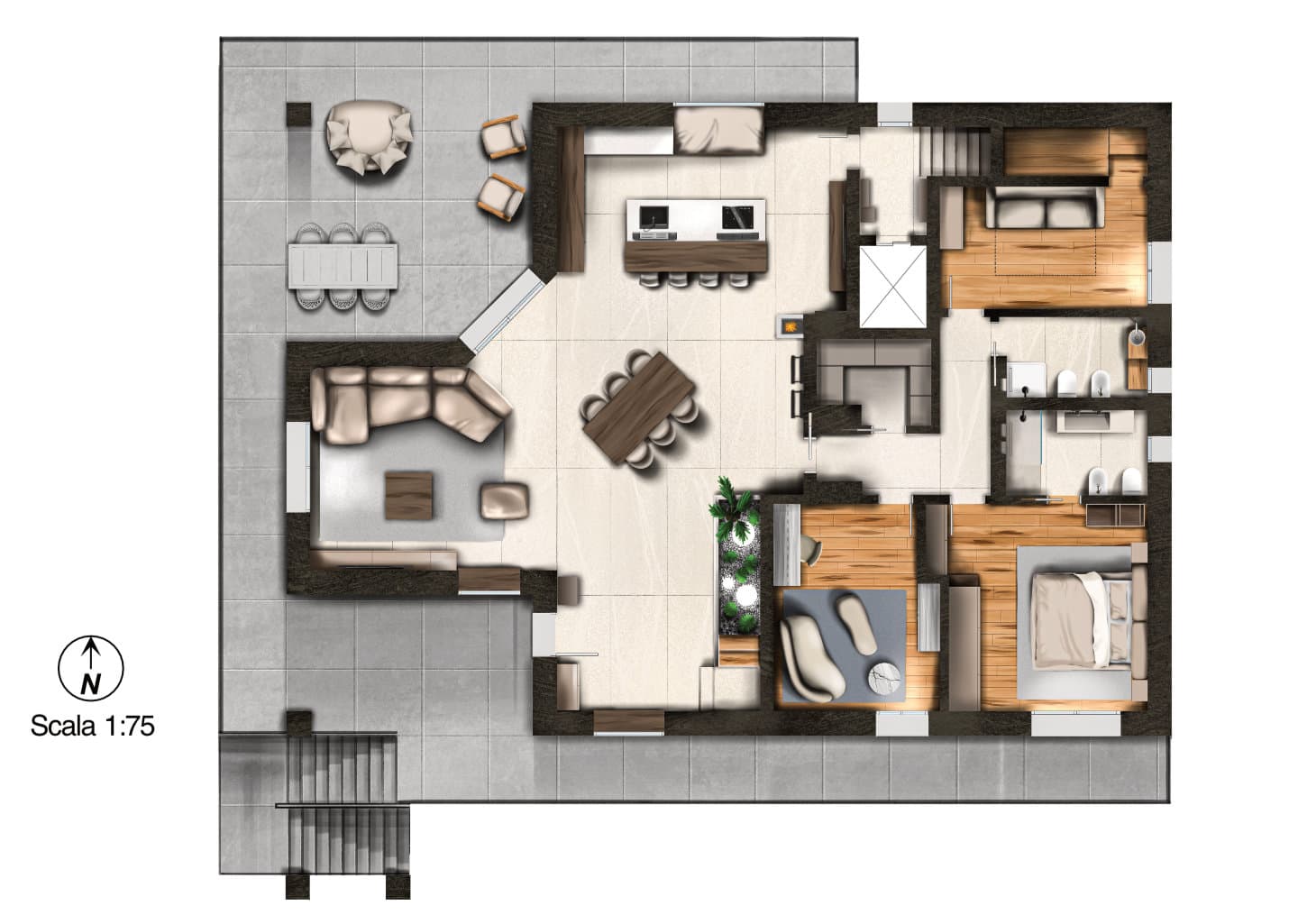 progetto ar - andre vedorin -  pianta