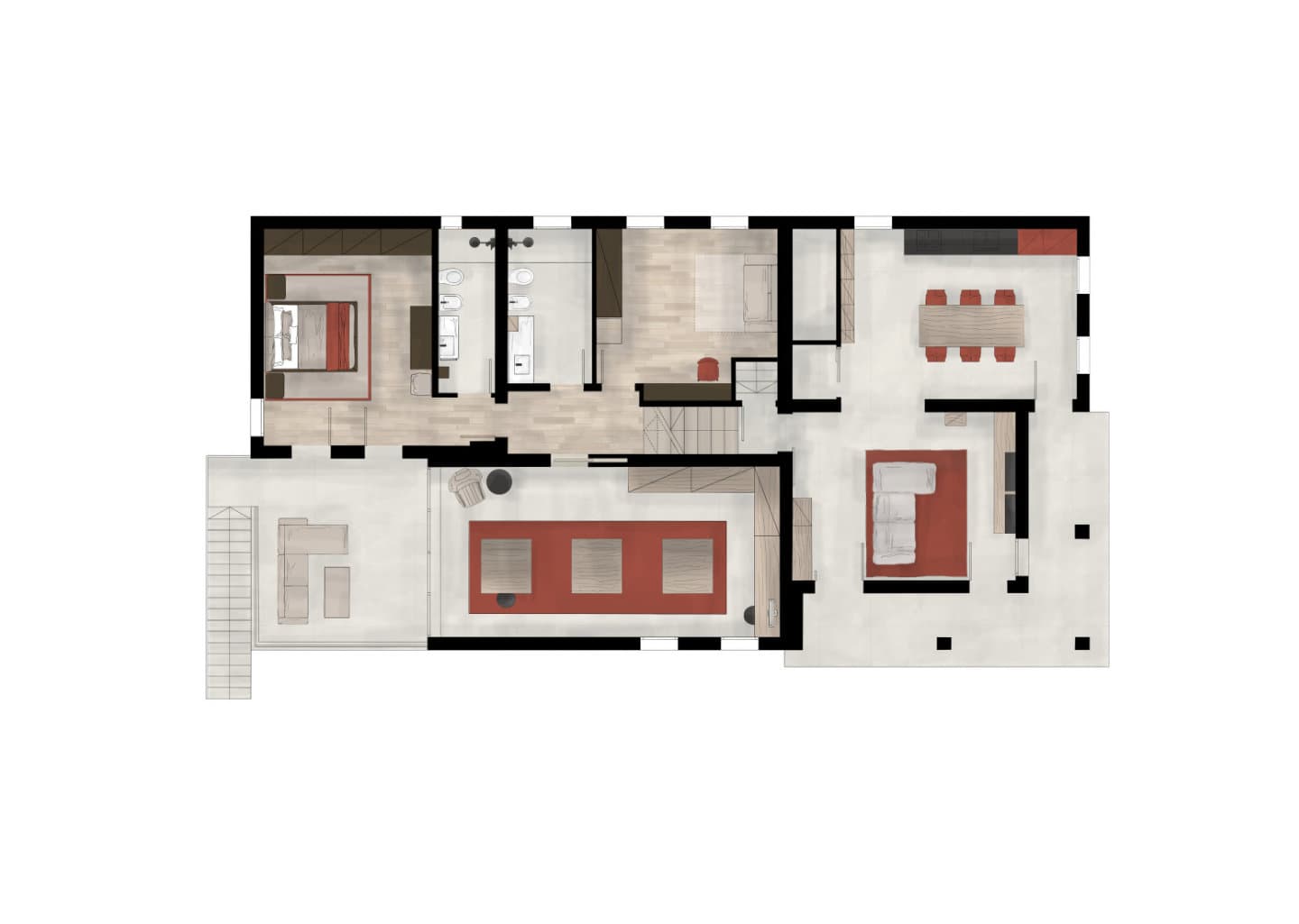 progetto bg - tiziana capovilla - pianta