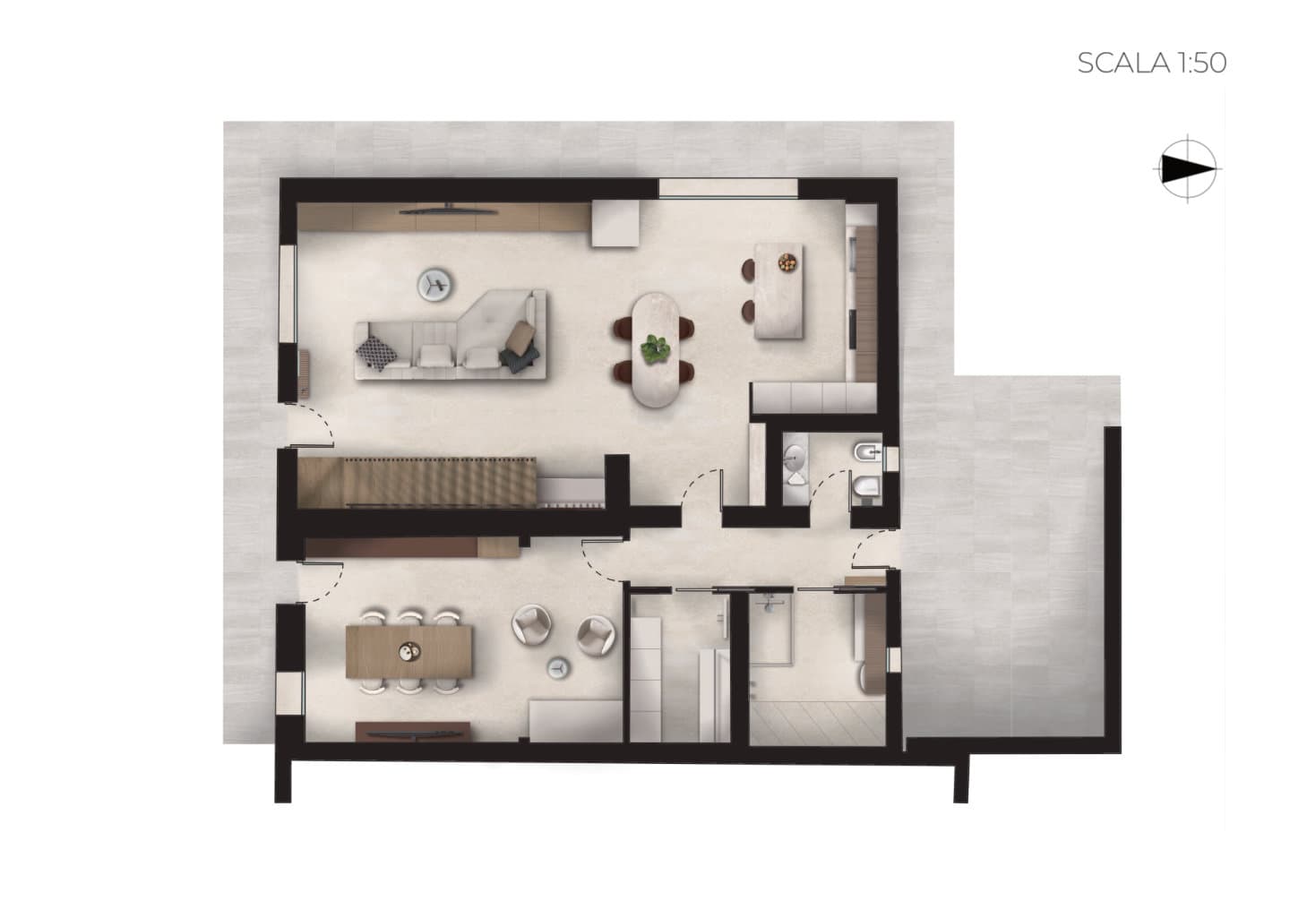 progetto mfr - elisabetta menegon - pianta piano terra