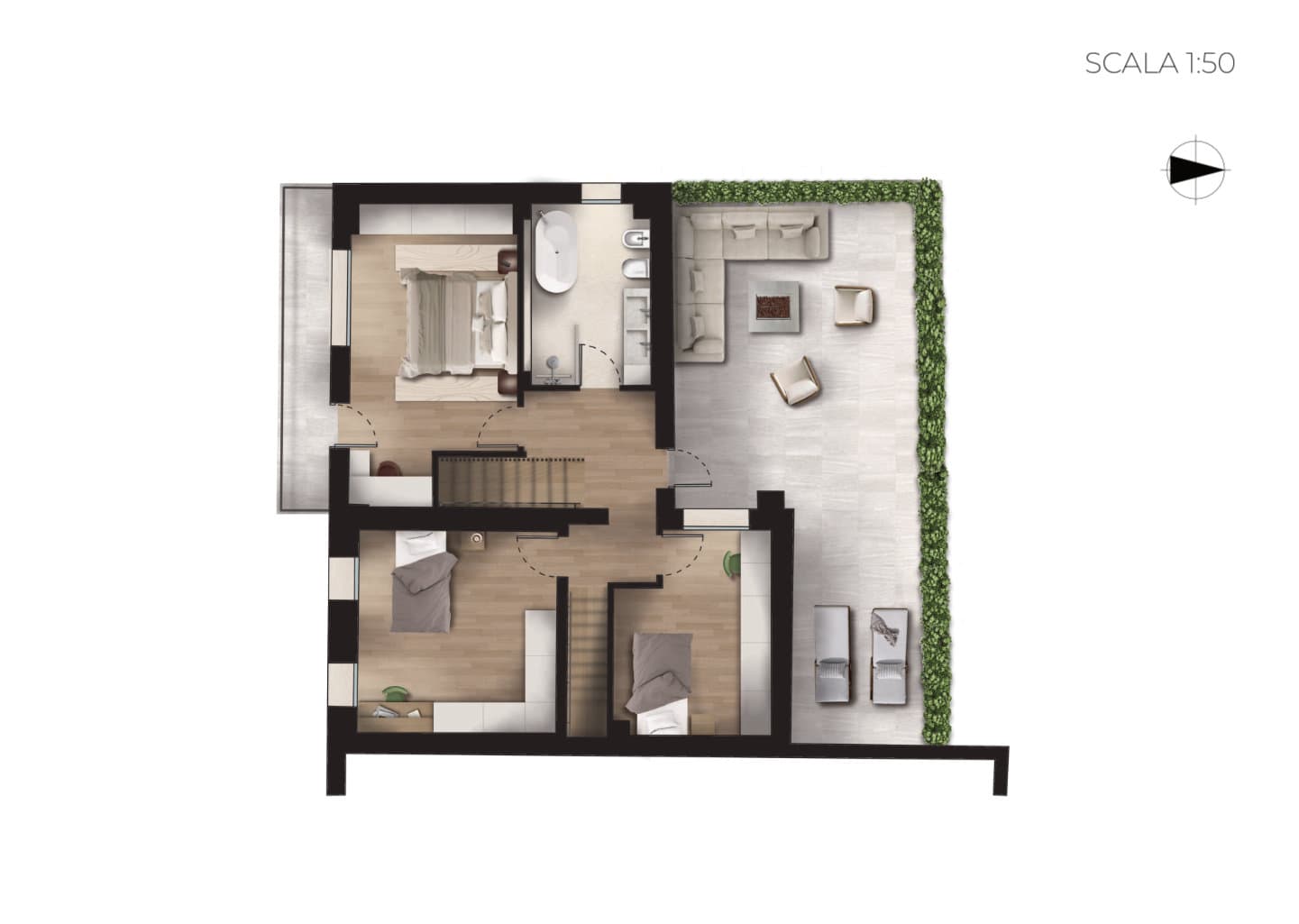 progetto mfr - elisabetta menegon - pianta primo piano