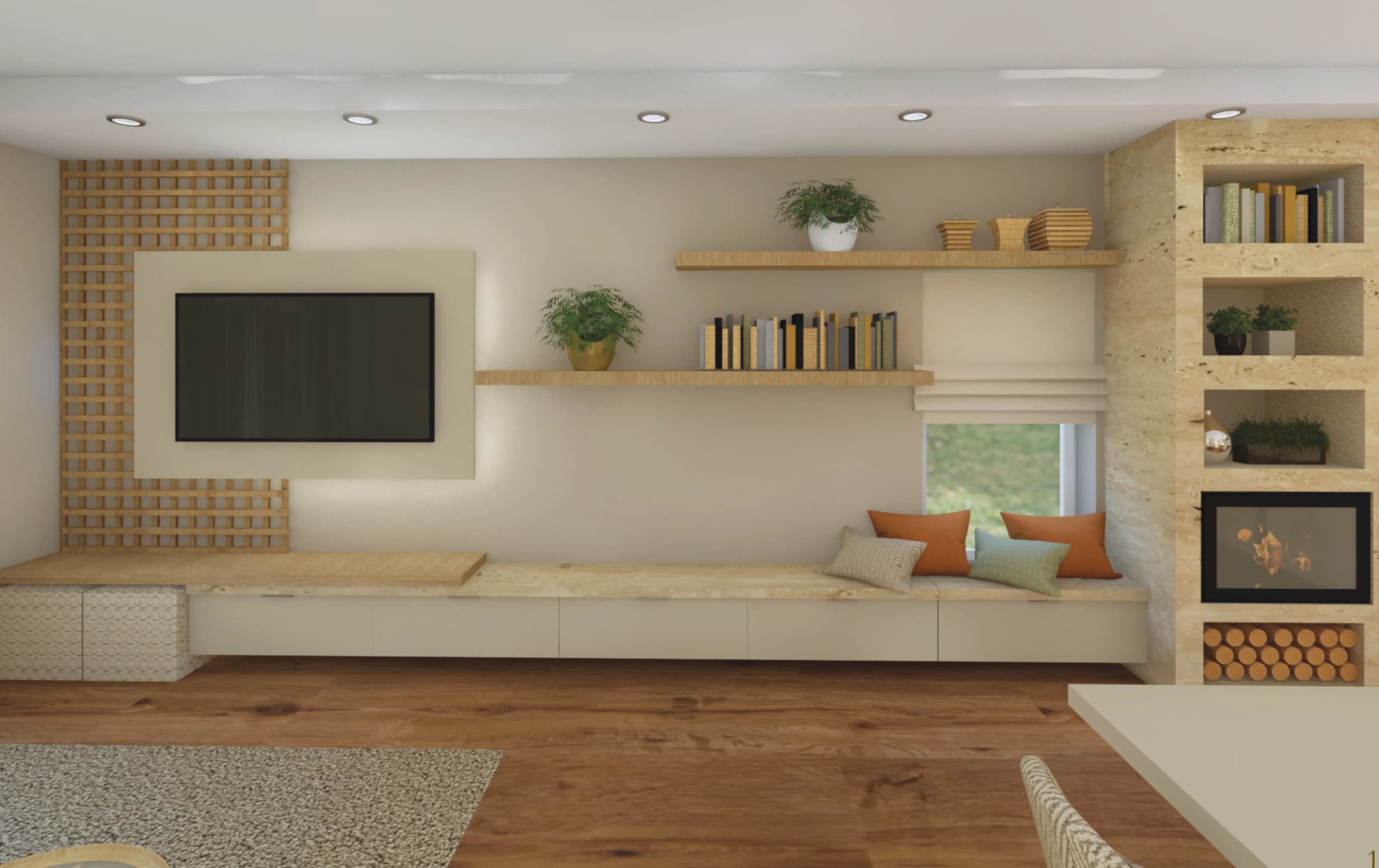 soggiorno progetto casa am