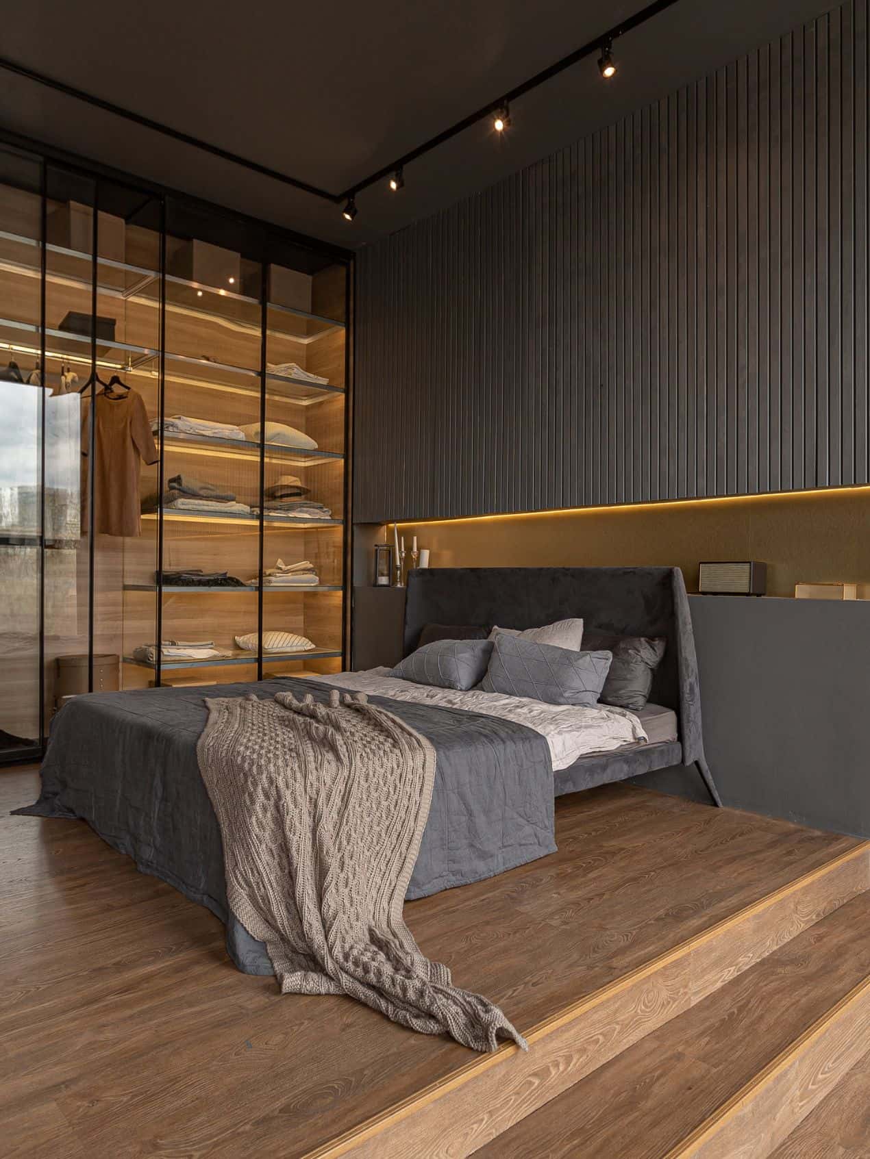 Camera da letto open space